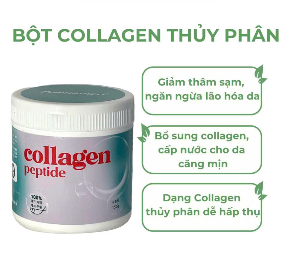 Bộ sưu tập collagen peptide các quy cách